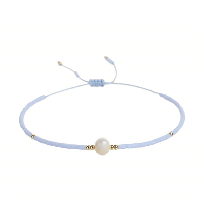 Bohemian Round Freshwater Pearl Seed Bead Beaded Bracelets