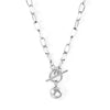 Streetwear Heart Shape Lock Stainless Steel Plating Pendant Necklace