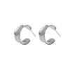 1 Pair Simple Style C Shape Plating Copper Ear Studs