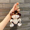 Cute Animal Pp Cotton Women'S Bag Pendant Keychain