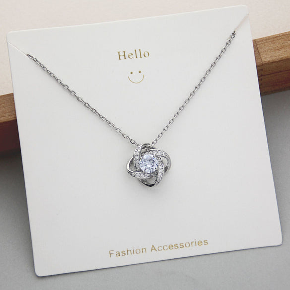 Elegant Streetwear Heart Shape Titanium Steel Plating Inlay Zircon Pendant Necklace