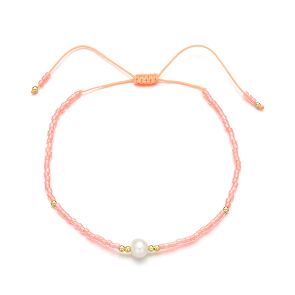 Bohemian Colorful Freshwater Pearl Seed Bead Wholesale Bracelets