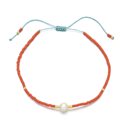 Bohemian Colorful Freshwater Pearl Seed Bead Wholesale Bracelets