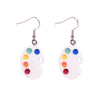 1 Pair Sweet Animal Star Moon Handmade Resin Drop Earrings