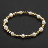 Basic Modern Style Streetwear Round 304 Stainless Steel 18K Gold Plated Bracelets In Bulk