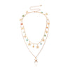 Lady Vacation Beach Starfish Flower Alloy Plating Women's Layered Necklaces