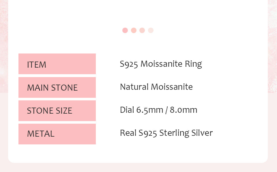 Simple Style Streetwear Geometric Sterling Silver Gra Plating Inlay Moissanite Rings