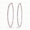 1 Pair Simple Style Geometric Solid Color Plating Sterling Silver White Gold Plated Gold Plated Earrings