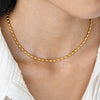 Ig Style Simple Style Solid Color Stainless Steel Plating 18k Gold Plated Necklace