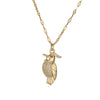 Ig Style Simple Style Woodpecker Bird Stainless Steel Copper Gold Plated Zircon Pendant Necklace In Bulk
