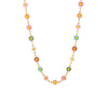 Hawaiian Bohemian Chrysanthemum Stainless Steel Enamel Plating Necklace