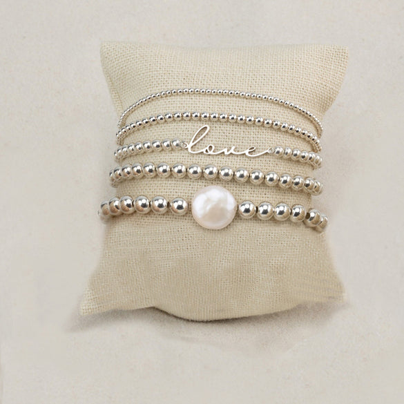 Ethnic Style Bohemian Love Freshwater Pearl Copper Beaded Plating 14k Gold Plated Rose Gold Plated Silver Plated Bracelets