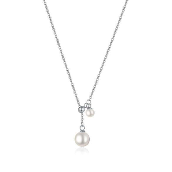 Ig Style Simple Style Geometric Titanium Steel Necklace In Bulk