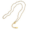 Simple Style Printing Stainless Steel Alloy Plating Gold Plated Necklace