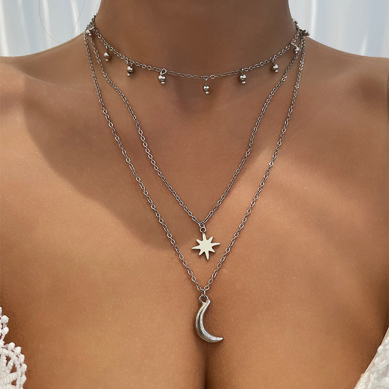 New Moon Pendant Necklace