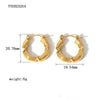 1 Pair Simple Style Commute Solid Color Plating Stainless Steel 18k Gold Plated Ear Studs