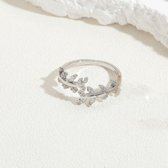 Elegant Luxurious Classic Style Geometric Copper Plating Inlay Zircon 14k Gold Plated Rings