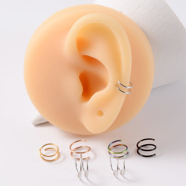 Simple Style Commute Solid Color Metal Nose Studs In Bulk