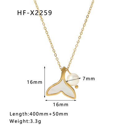 Ig Style Korean Style Geometric Stainless Steel Titanium Steel Inlay Zircon Necklace