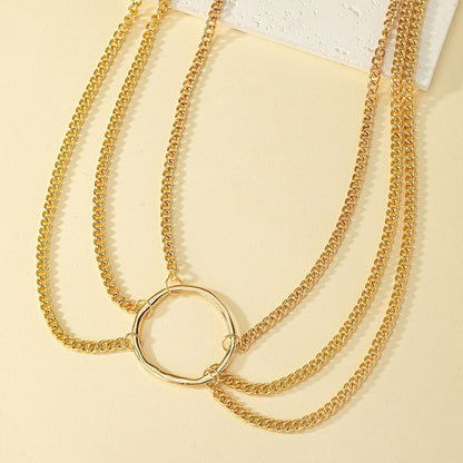 Simple Style Solid Color Alloy Chain Women's Waist Chain