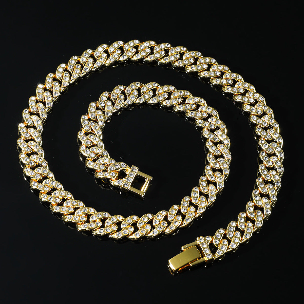 Hip-hop Geometric Zircon Alloy Wholesale Bracelets Necklace