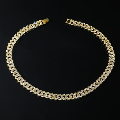 Hip-hop Geometric Zircon Alloy Wholesale Bracelets Necklace
