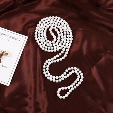Elegant Lady Solid Color Imitation Pearl Women's Necklace
