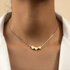 Simple Style Commute Heart Shape Alloy Plating 14k Gold Plated Women's Necklace
