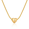 Elegant Letter Heart Shape Stainless Steel Titanium Steel Necklace