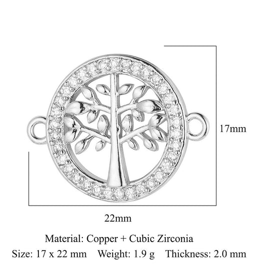 Simple Style Streetwear Geometric Crown Butterfly Copper Plating Inlay Zircon Charms