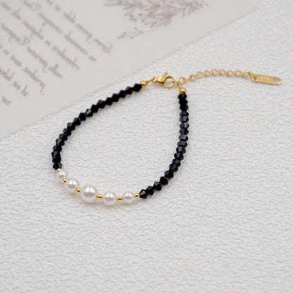 Vintage Style Sweet Simple Style Circle Artificial Crystal Wholesale Bracelets Necklace