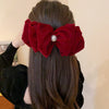 Women'S Sweet Bow Knot Cloth Hair Clip