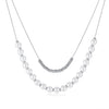 French Style Geometric Stainless Steel Layered Necklaces