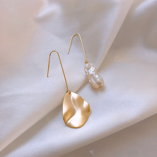 1 Pair Basic Classic Style Geometric Copper Drop Earrings