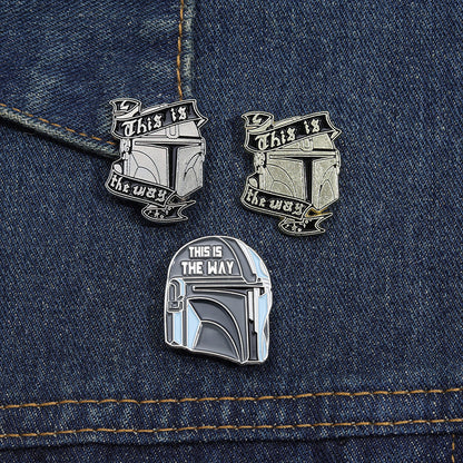 Cool Style Badge Alloy Stoving Varnish Unisex Brooches