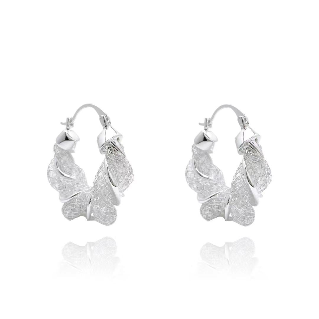 Wholesale Jewelry Elegant Lady Geometric Artificial Crystal Earrings