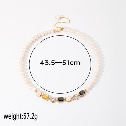 Elegant Luxurious Geometric Copper Plating 18k Gold Plated Bracelets Necklace