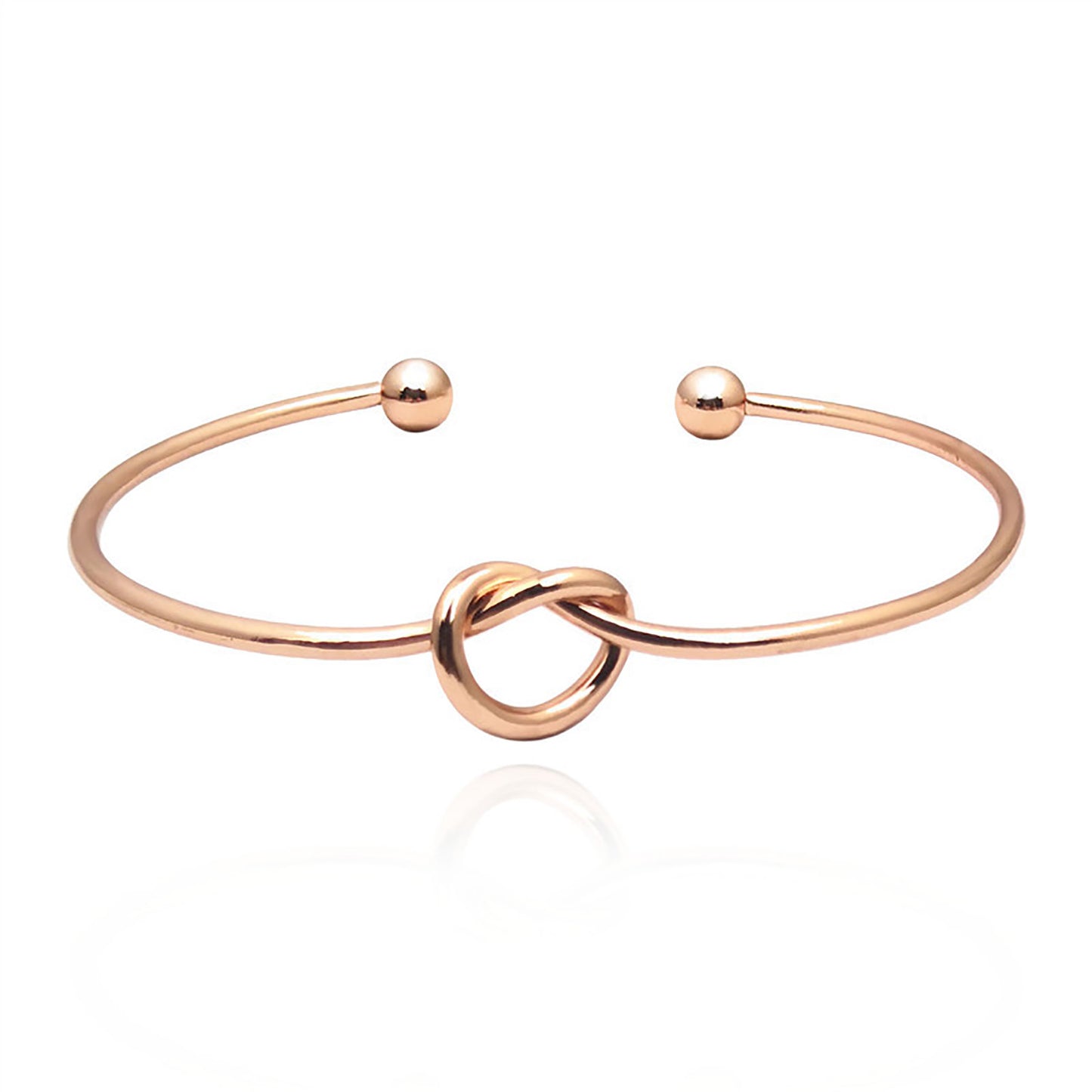 Glam Romantic Heart Shape Stainless Steel Plating 18k Gold Plated Bangle