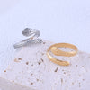 Ig Style Cool Style Snake Stainless Steel Plating 18k Gold Plated Open Rings
