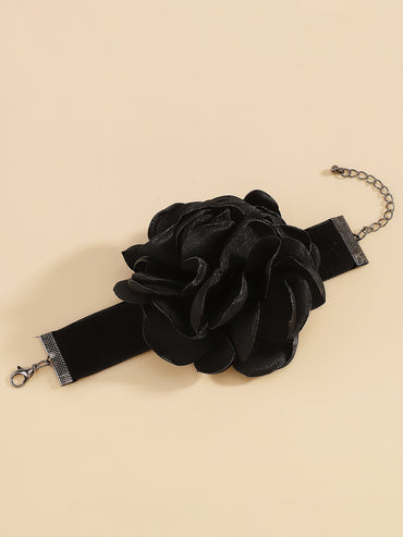 Sexy Modern Style Solid Color Flower Polyester Women's Bracelets