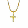 Hip-hop Cross Zircon Alloy Wholesale Pendant Necklace