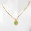 Casual Simple Style Flower Stainless Steel Plating 18k Gold Plated Pendant Necklace