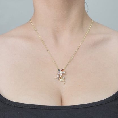 Simple Style Devil's Eye Heart Shape Owl Copper Plating Inlay Zircon Pendant Necklace