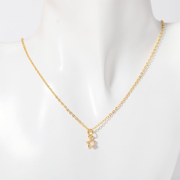 Elegant Streetwear Moon Heart Shape Titanium Steel Plating 18k Gold Plated Rings Earrings Necklace