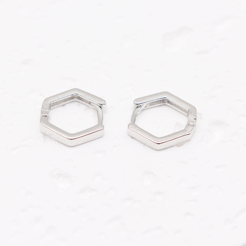 1 Pair Casual Classic Style Geometric Plating Alloy Gold Plated Silver Plated Earrings