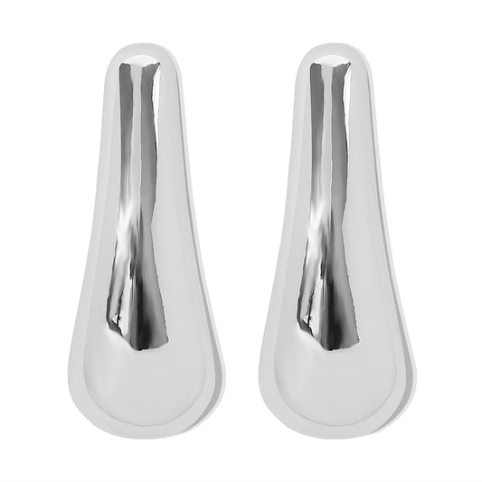 1 Pair Simple Style Water Droplets Plating Alloy Drop Earrings