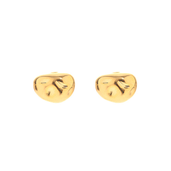 1 Pair Simple Style Solid Color Plating Copper Ear Studs