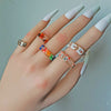 Cute Animal Arylic Unisex Rings