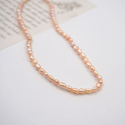 Fashion Round Pearl Beaded Plating Necklace 1 Piece
