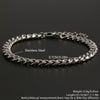 Hip-hop Punk Solid Color Stainless Steel Plating Bracelets